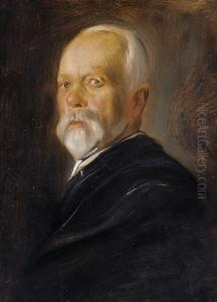 Adolf Thiem. Oil Painting by Franz von Lenbach