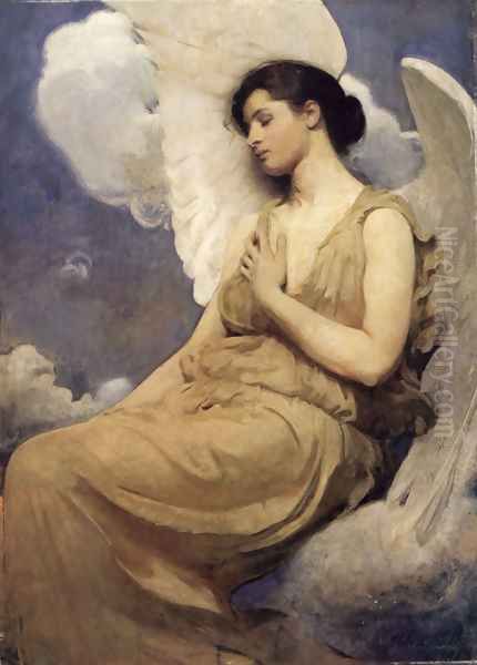 Winged Figure 1889 Oil Painting by Abbott Handerson Thayer