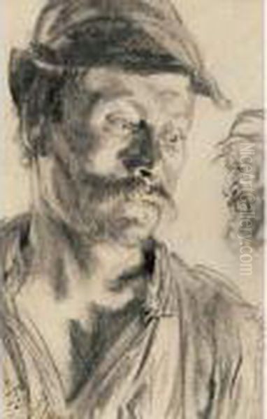 Head Of A Workman, Study For 