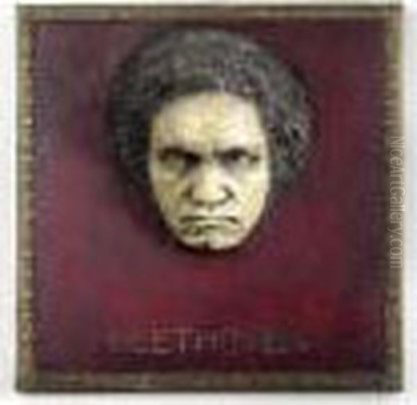 Beethoven Oil Painting by Franz von Stuck