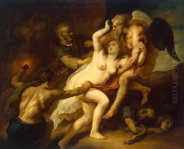 Time Reveals the Truth Oil Painting by Theodor Van Thulden