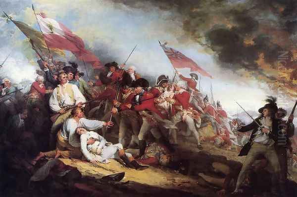 The Death of General Warren at the Battle of Bunker Hill on 17 June 1775, 1786 Oil Painting by John Trumbull