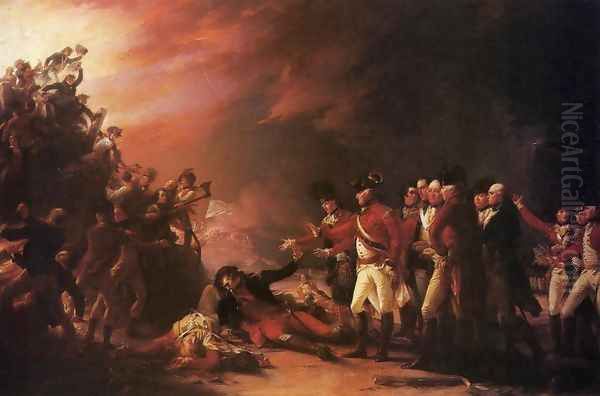 The Sortie Made by the Garrison of Gibraltar Oil Painting by John Trumbull