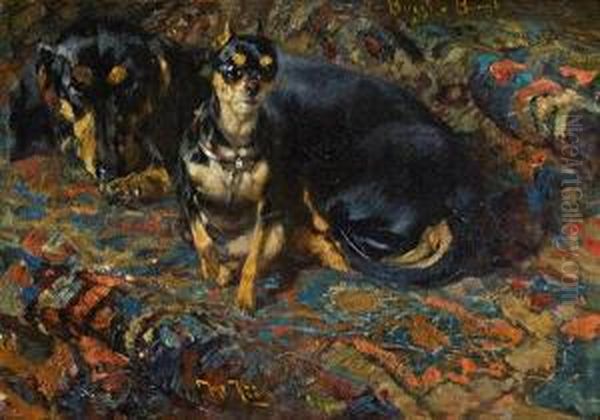 Buggi & Bergt Oil Painting by Heinrich Johann Von Zugel