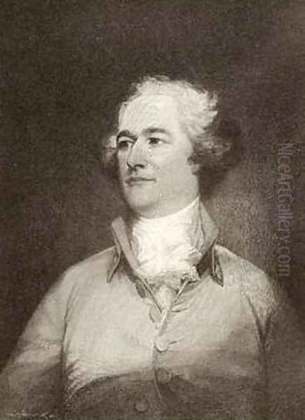 Alexander Hamilton 2 Oil Painting by John Trumbull