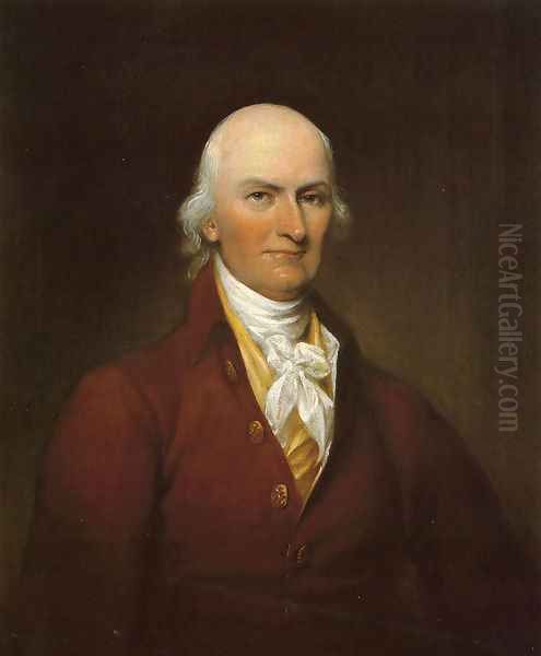 Portrait of Colonel Joseph Bull Oil Painting by John Trumbull