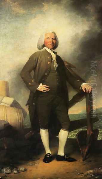 Patrick Tracy Oil Painting by John Trumbull