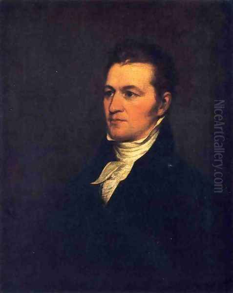 Samuel Miles Hopkins Oil Painting by John Trumbull