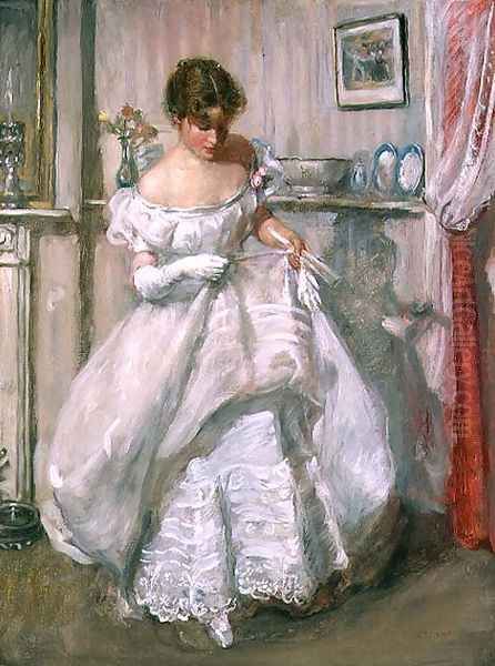 The Torn Gown Oil Painting by Henry Tonks