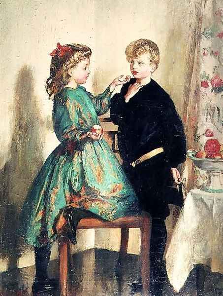 The Temptation Oil Painting by Henry Tonks