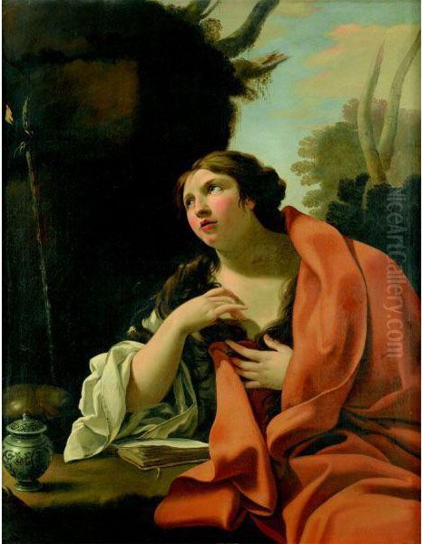 Marie-madeleine Oil Painting by Aubin Vouet