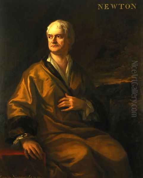 Sir Isaac Newton, 1710 Oil Painting by Sir James Thornhill