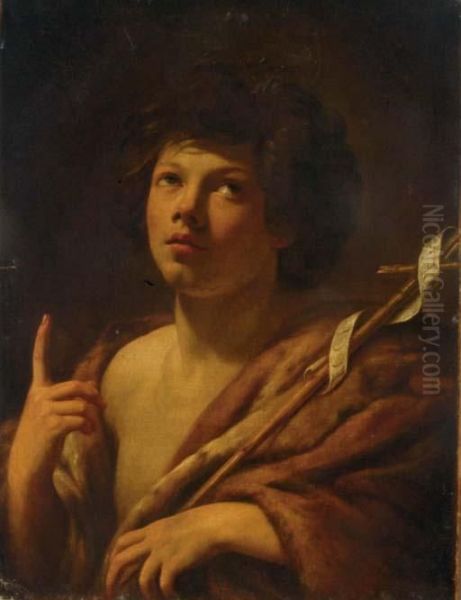 Saint John The Baptist Oil Painting by Aubin Vouet