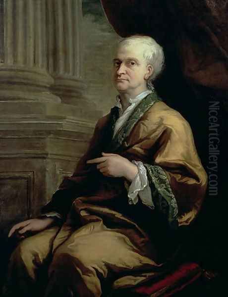 Portrait of Sir Isaac Newton 1642-1727 c.1710 Oil Painting by Sir James Thornhill