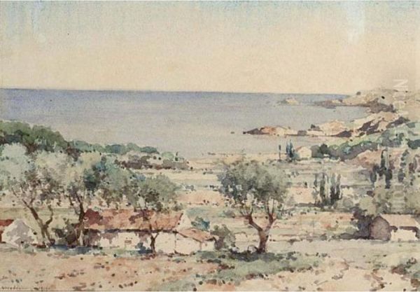 View Of The Southern French Coast by Cornelis Vreedenburgh