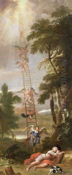 Jacobs Dream, 1705 Oil Painting by Sir James Thornhill