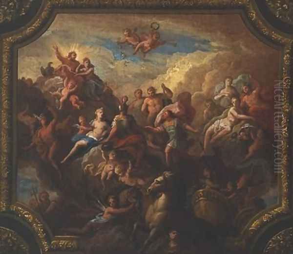 The Apotheosis of Romulus Oil Painting by Sir James Thornhill