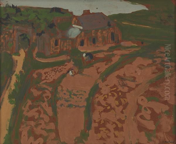 En Bretagne, Saint-jacut Oil Painting by Jean-Edouard Vuillard