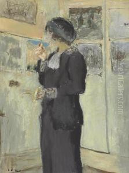 Lucie Belin Au Biscuit Oil Painting by Jean-Edouard Vuillard