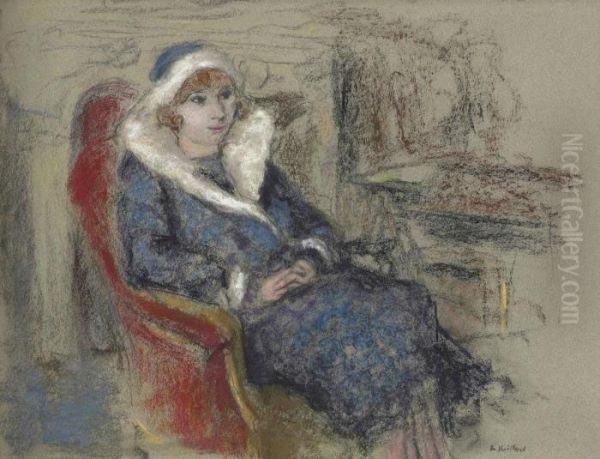 Madame Louis Viau Oil Painting by Jean-Edouard Vuillard