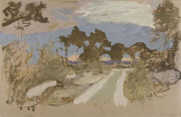 Le Chemin A La Campagne En Bretagne Oil Painting by Jean-Edouard Vuillard