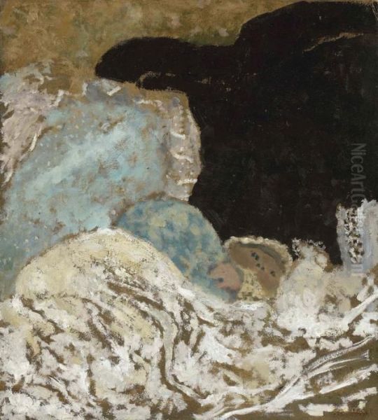 Bebe Endormi Oil Painting by Jean-Edouard Vuillard