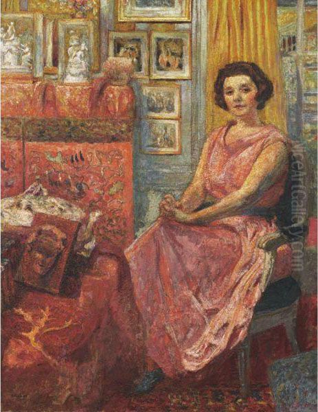 Madame Reine Benard Oil Painting by Jean-Edouard Vuillard