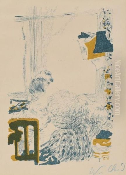 La Couturiere Oil Painting by Jean-Edouard Vuillard