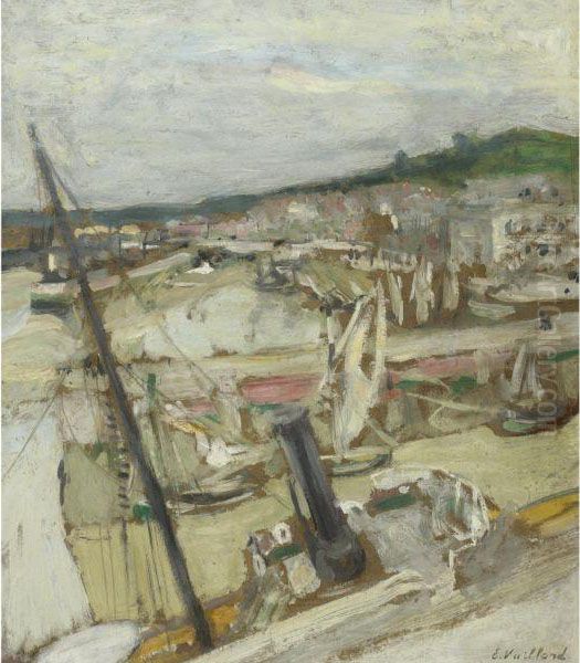 Le Port De Honfleur Oil Painting by Jean-Edouard Vuillard