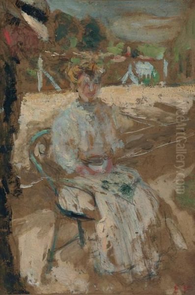 Monsieur Et Madame Alexandre Natanson Oil Painting by Jean-Edouard Vuillard