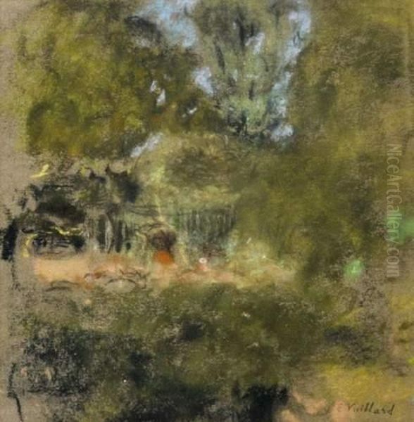 Paysage Aux Clayes Oil Painting by Jean-Edouard Vuillard