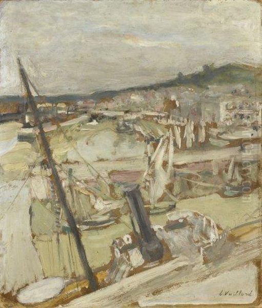 Le Port De Honfleur Oil Painting by Jean-Edouard Vuillard