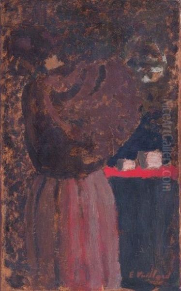 La Femme Au Chale (misia Natanson) Oil Painting by Jean-Edouard Vuillard