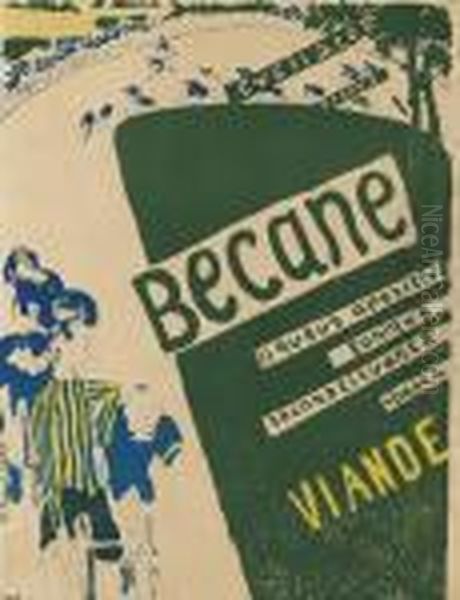 Becane Oil Painting by Jean-Edouard Vuillard