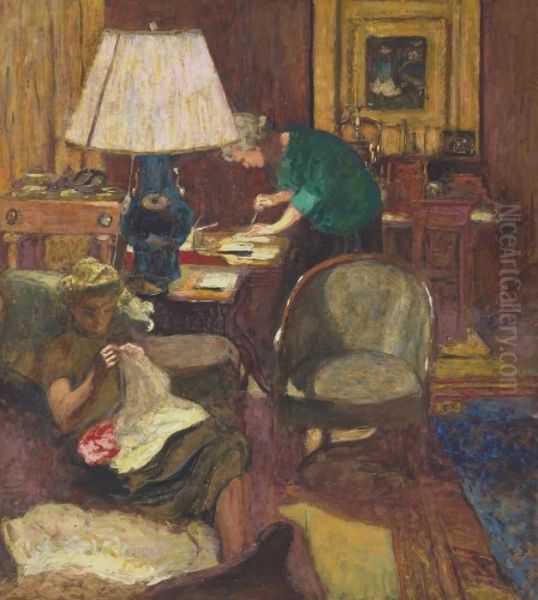 La Reliure Oil Painting by Jean-Edouard Vuillard