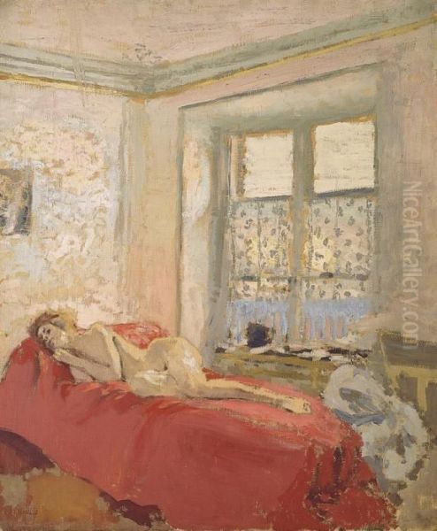 Nu Couche Oil Painting by Jean-Edouard Vuillard