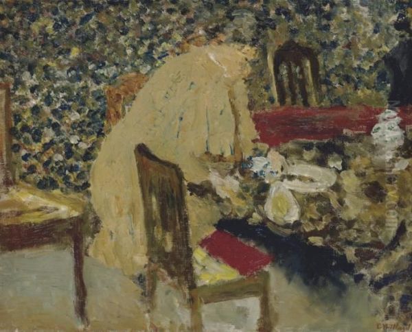 Le Dejeuner Oil Painting by Jean-Edouard Vuillard