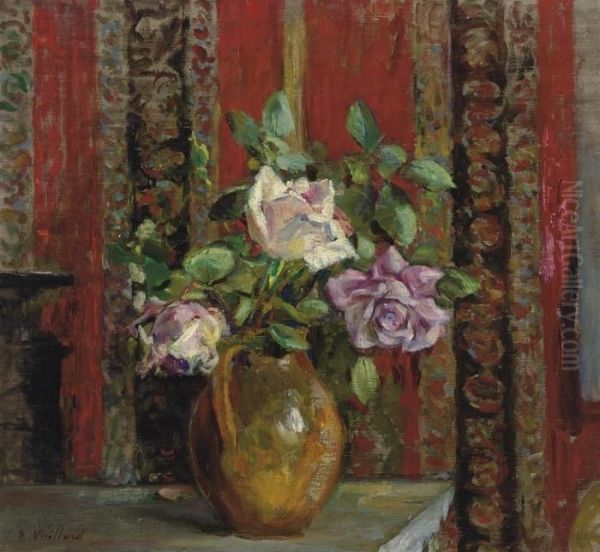 Roses Dans Un Pichet Oil Painting by Jean-Edouard Vuillard