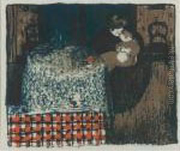 Maternite (roger-marx 30) Oil Painting by Jean-Edouard Vuillard