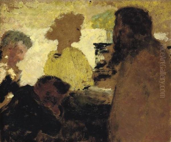 Au Piano Oil Painting by Jean-Edouard Vuillard