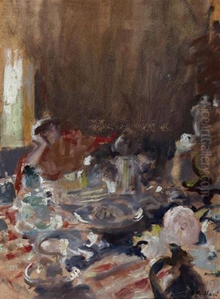 Le Gouter. 1905-07. Oil Painting by Jean-Edouard Vuillard