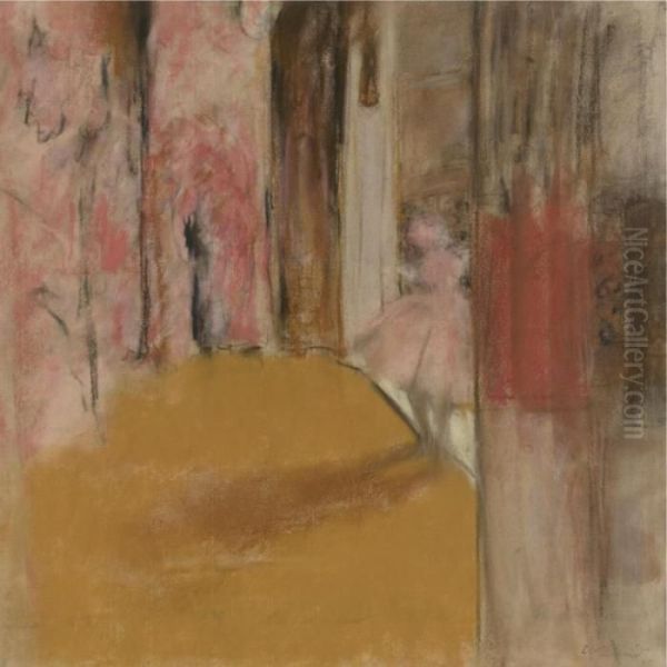 Yvonne Printemps In L'illusionniste Oil Painting by Jean-Edouard Vuillard