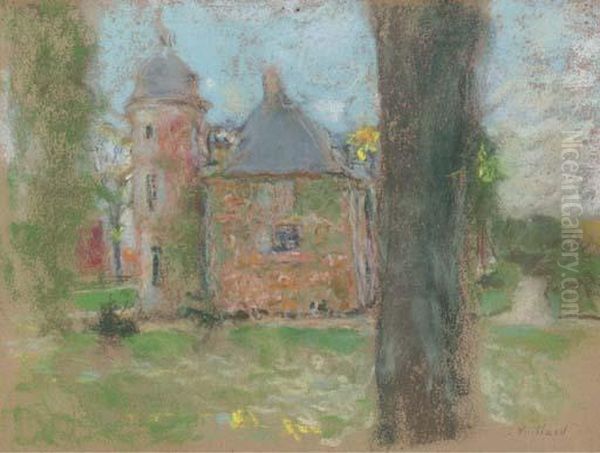 La Tour Du Chateau Des Clayes Oil Painting by Jean-Edouard Vuillard