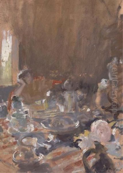 Le Gouter Oil Painting by Jean-Edouard Vuillard