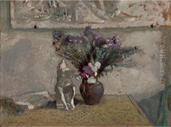 Nature Morte Avec Leda Oil Painting by Jean-Edouard Vuillard