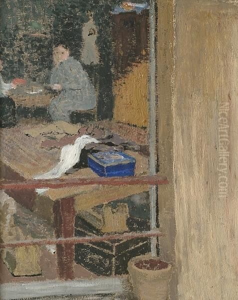 View Through A Window Oil Painting by Jean-Edouard Vuillard