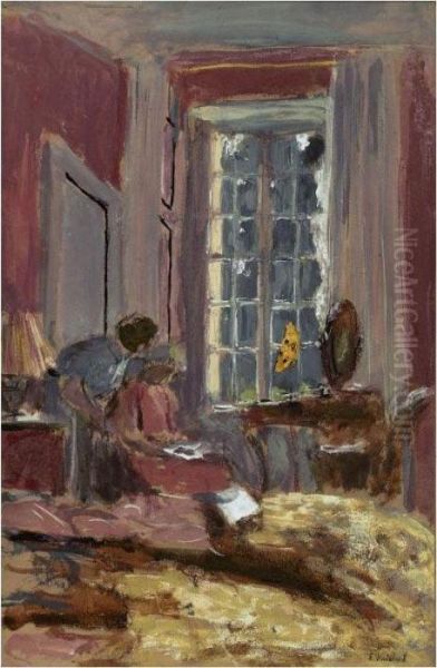 Madame Hessel Dans Sa Chambre Des Clayes by Jean-Edouard Vuillard