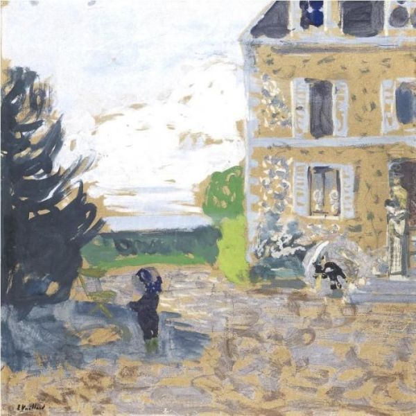 In The Garden, Saint-jacut Oil Painting by Jean-Edouard Vuillard