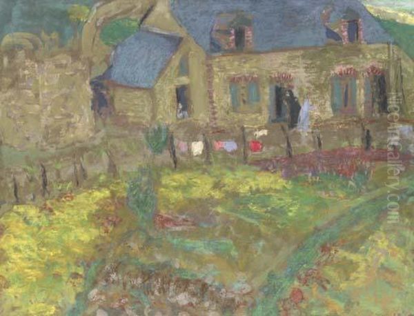 Maison Bretonne, Saint-jacut Oil Painting by Jean-Edouard Vuillard