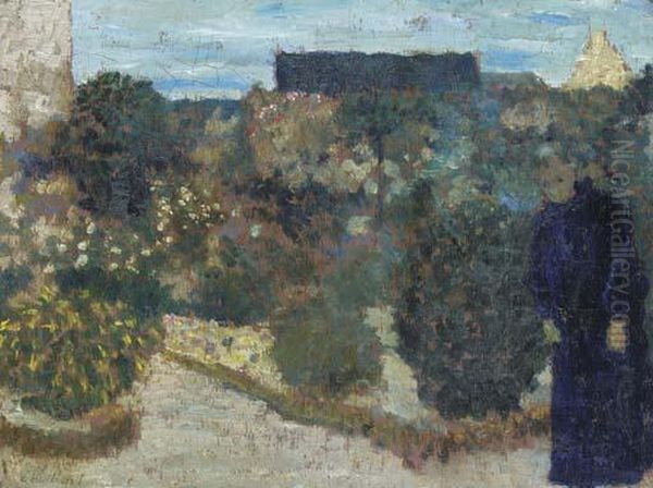 Marie Au Jardin Oil Painting by Jean-Edouard Vuillard